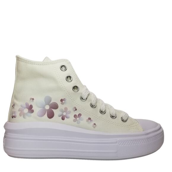 Converse Women CTAS Move Gradient Flowers Lift Hi Tops Size 9 A14270C NWT - Picture 3 of 6
